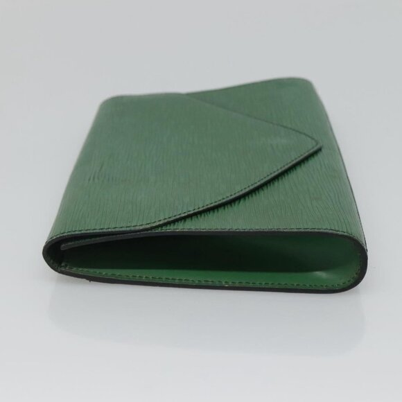 LOUIS VUITTON Epi Art Deco Clutch Bag Green M52634 LV Auth BA2685 - Picture 5 of 16